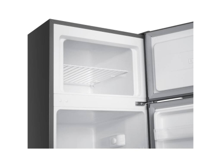 Frigider cu două uși TESLA RD2101HSE, 206 L, Clasa E, Iluminare LED, Uși Reversibile, H 143 cm, Argintiu [2]