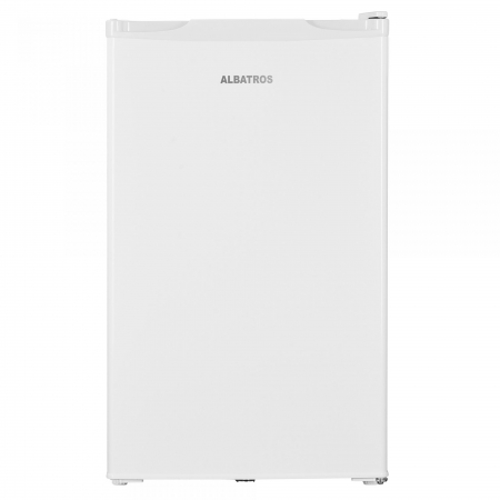 Frigidere - Frigider cu o usa, capacitate 121 L, termostat reglabil, lumina interior, 2 rafturi, usa reversibila, Alb, ALBATROS