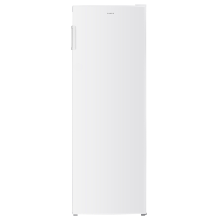 Casa & Gradina - Frigider cu o usa, capacitate 331 L, motor inverter, termostat reglabil, lumina, usa reversibila, Alb, SAMUS