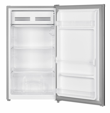 Frigider cu o usa, capacitate 90 L, compresor inverter, termostat, lumina LED, usa reversibila, Argintiu, HEINNER [1]