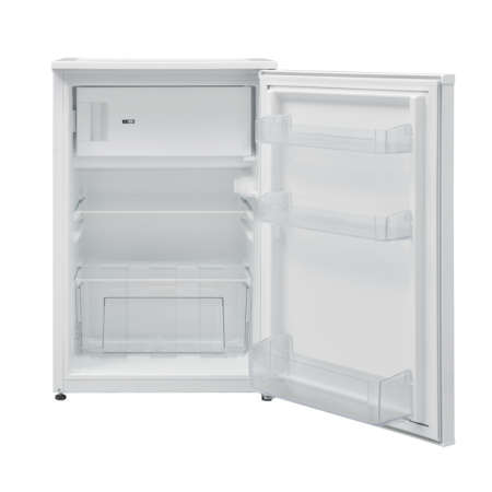 Casa & Gradina - Frigider cu o Ușă HEINNER HF-V122F+, 122 L, Clasa F, Răcire Statică, Congelator 17 L, Termostat Reglabil, LED, Ușă Reversibilă, H 83,8 cm, Alb.