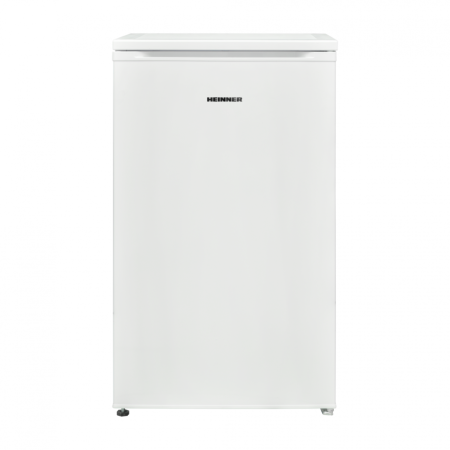 Frigidere - Frigider cu o Ușă HEINNER HF-V89F+, 89 L, Clasa F, Congelator 12 L, Termostat Reglabil, LED, Ușă Reversibilă, H 82,1 cm, Alb.