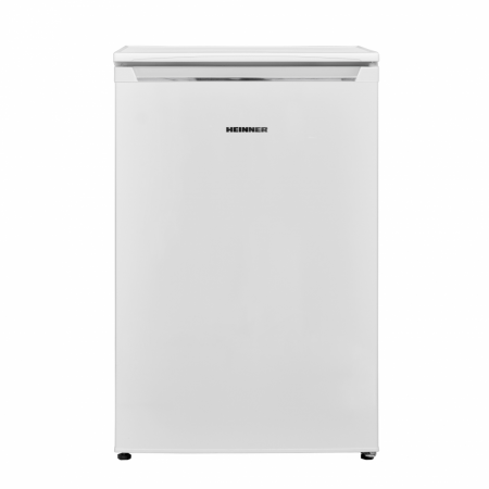 Frigidere - Frigider HEINNER, capacitate 135 L, 2 rafturi sticla, lumina LED, termostat, usa reversibila, alb