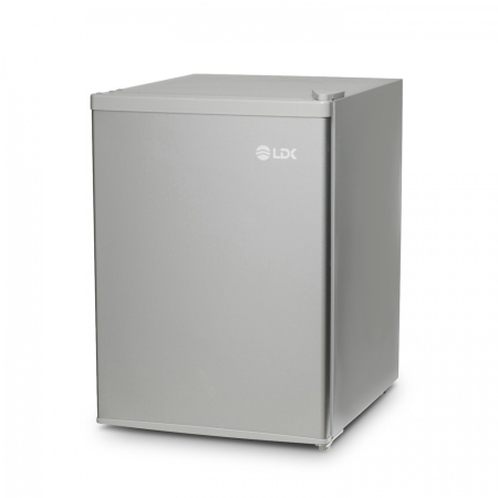 Frigidere - Frigider, mini-bar, capacitate 66 L, termostat ajustabil, H 63 cm, Argintiu, LDK