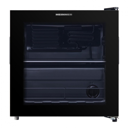 Frigider pentru bauturi, sendvisuri, capacitate 44 L, lumina LED, Negru, HEINNER [1]