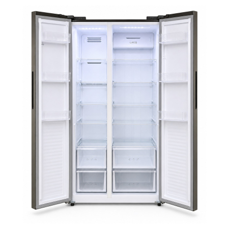Frigider Side by Side LDK SBS-622NFDS, 622 L, Clasa E, No Frost, Display Touch, Răcire Rapidă, Congelare Rapidă, Mod Inteligent, H 181 cm, Dark Inox. [2]
