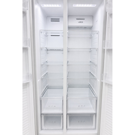 Frigider Side by Side LDK SBS-622NFDS, 622 L, Clasa E, No Frost, Display Touch, Răcire Rapidă, Congelare Rapidă, Mod Inteligent, H 181 cm, Dark Inox. [5]