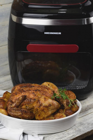 Friteuza cu aer cald, 4.5L cos, 11L cuptor, 2000W, Heinner HAF-B2000FB [4]