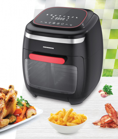 Friteuza cu aer cald, 4.5L cos, 11L cuptor, 2000W, Heinner HAF-B2000FB [5]