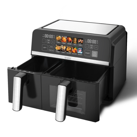 Friteuza cu aer cald, capacitate 9 litri, putere 2600W, 10 programe, afisaj color, SAMUS [1]
