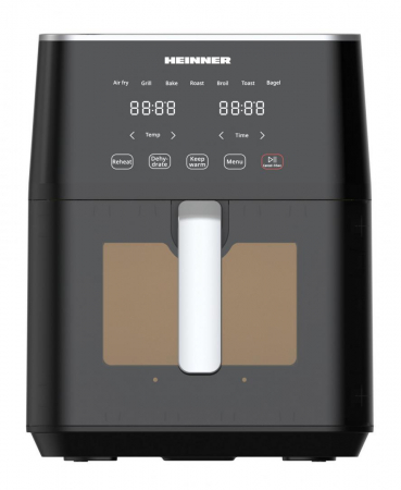Friteuza cu aer cald, Cyclonefry, capacitate 7L, panou digital, 10 programe, 1800W, Heinner [1]