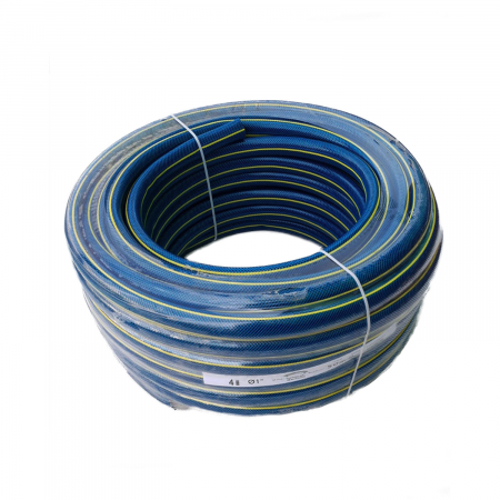 Furtun gradina BLUEBOS PLUS 1" 50m 4 straturi, clasa 3 rezistenta, insertie, Micul Fermier GF-2120 [1]