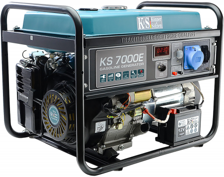 Scule&Unelte Gama Premium - Generator de curent, benzina, 5.5Kw, 4 timpi, 230V, PRO KONNER & SOHNEN - KS-7000E