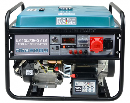 Generator de curent, benzina, 8Kw, 4 timpi, 400 V, trifazic, PRO - KONNER & SOHNEN - KS-10000E-3-ATS [1]