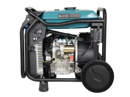 Generator de curent, inverter, benzina+GPL, 8Kw, 4 timpi, 230 V, Hibrid, KONNER & SOHNEN - KS-8100IEG [4]