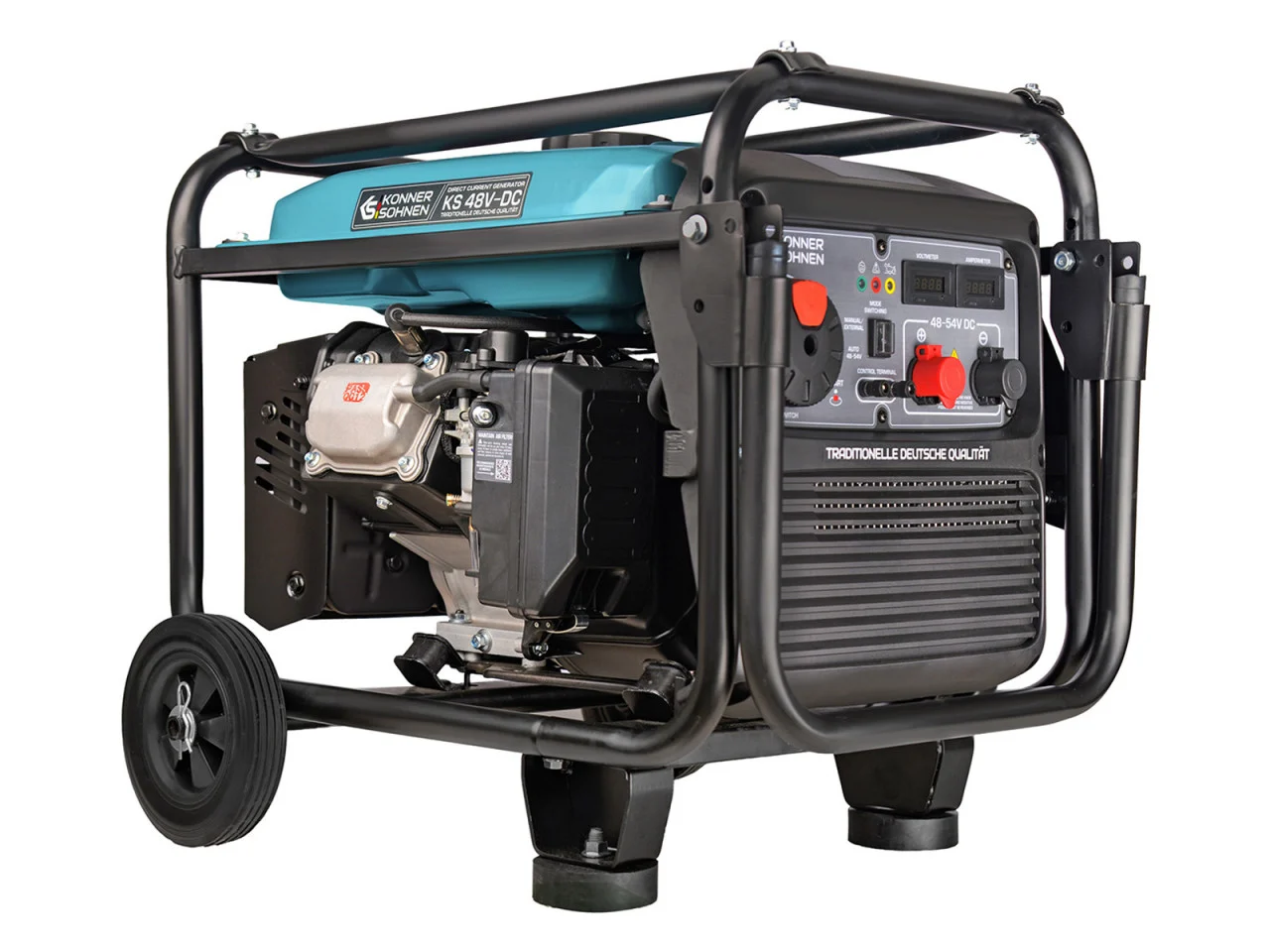 Generator de curent continuu, DC 48-54V, max. 70A, benzina, 4 kw, Konner & Sohnen - KS-48V-DC [2]