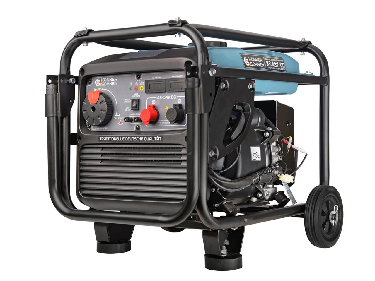 Scule&Unelte Gama Premium - Generator de curent continuu, DC 48-54V, max. 70A, benzina, 4 kw, Konner & Sohnen - KS-48V-DC