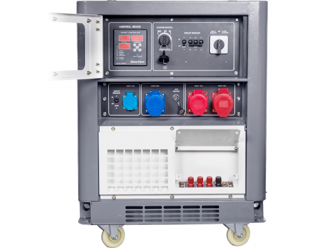 Generator de curent, Diesel, 11KW, 230-400V, HEAVY DUTY - INSONORIZAT - KONNER & SOHNNEN - KS-14-2DE-1/3-ATSR-SILENT [5]