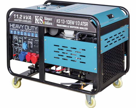 Generator de curent, Diesel, 9KW, 230-400V, HEAVY DUTY - KONNER & SOHNEN - KS-13-1DEW-1/3-ATSR [2]