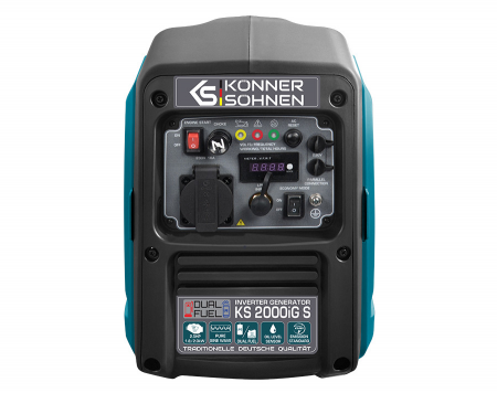 Generator de curent, inverter, 2KW, benzina + GPL, Hibrid, insonorizat, KONNER & SOHNEN - KS-2000IG-S [1]
