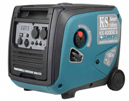 Scule&Unelte Gama Premium - Generator de curent, inverter, 4 KW, benzina, 4 timpi, 230V, insonorizat, KONNER & SOHNEN - KS-4000IE-S