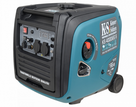 Scule&Unelte Gama Premium - Generator de curent, inverter, 4 KW, benzina+GPL, 4 timpi, 230V, insonorizat, KONNER & SOHNEN - KS-4000IEG-S
