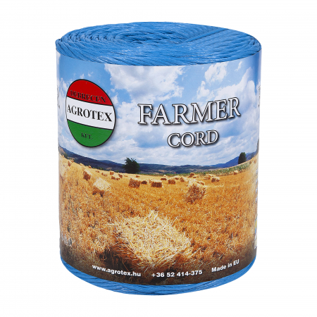 Sfoara din PP rasucit, 400m/kg, bobina 5Kg, pentru balotat, Micul fermier GF-2283 [1]