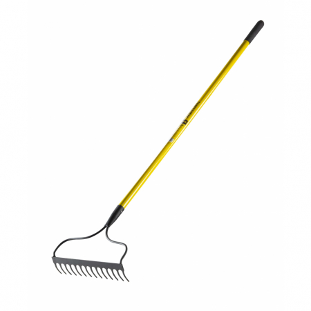 Casa & Gradina - Grebla 14 dinti, 1400 mm, cu maner din fibra de sticla, Top Master Pro 380805