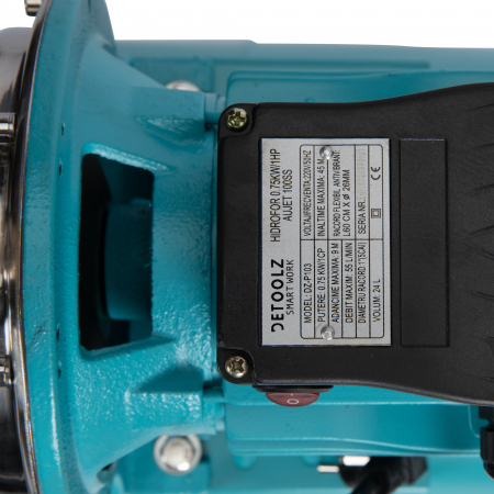 Hidrofor 0,75kW/1HP AUJET 100SS, bobinaj cupru Detoolz DZ-P103-S001-G01 [4]