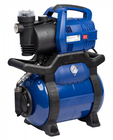 Pompe Submersibile - Hidrofor cu bazin 24 L, bobinaj cupru, 220V, aspiratie 8m, 4.2 mc/h, coloana 45m, 1100W, 1" tol, Gmax