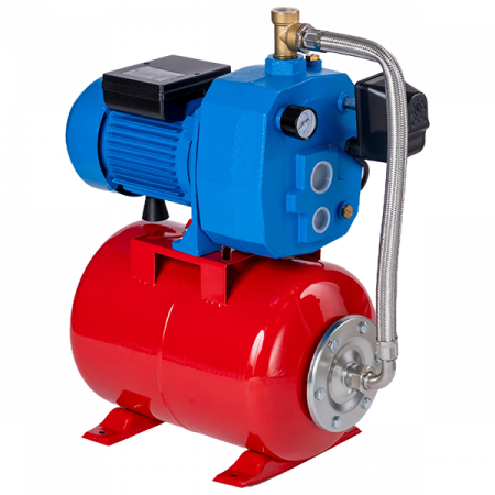 Hidrofor cu ejector, bazin 24 L, bobinaj cupru, 1" tol, 1100W, aspiratie 25-30m, refulare 80m, 8 bar, Gmax [1]