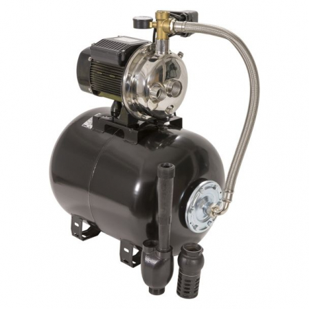Pompe Submersibile - Hidrofor cu pompa de mare adancime Wasserkonig, putere 1200 W, debit 2640 l/h, inaltime refulare 36 m, aspiratie 30 m, vas de expansiune 50 litri