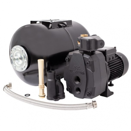 Pompe Submersibile - Hidrofor cu pompa de mare adancime Wasserkonig, putere 1500 W, debit 2880 l/h, inaltime refulare 68 m, aspiratie 40 m, vas de expansiune 50 litri