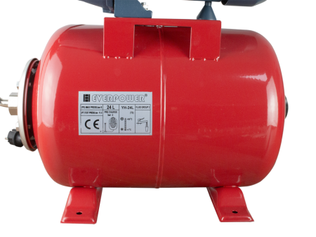 Hidrofor cu pompa din fonta, putere 1.1 KW, capacitate 50 L, 52L/min, JET100, EVERLINE [3]