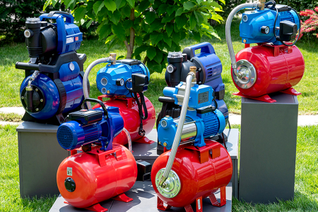 Hidrofor cu vas 24 L, conexiune 1" tol, 3 mc/h, bobinaj cupru, 230V, autojet 100B, 750W, absorbtie 9m, refulare 48m, GMAX [3]