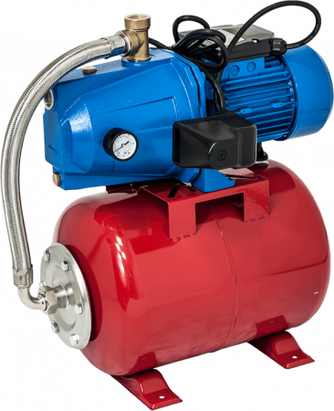 Pompe Submersibile - Hidrofor cu vas 24 L, conexiune 1" tol, 3 mc/h, bobinaj cupru, 230V, autojet 100B, 750W, absorbtie 9m, refulare 48m, GMAX