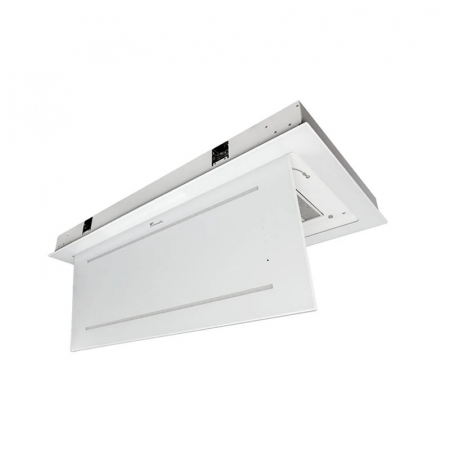 Hota de tavan Tornado Blizzar 1200 (90), clasa A, 1 motor Turbo, latime 90 cm, 4 viteze, absorbtie 1200 m3/ora, filtru anti-grasimi aluminiu 5 straturi, Alb [2]