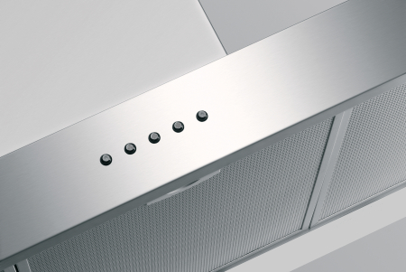 Hota decorativa, 60 cm, inox, absorbtie 379 mc/h, 3 viteze, 1 motor, PYRAMIS [1]