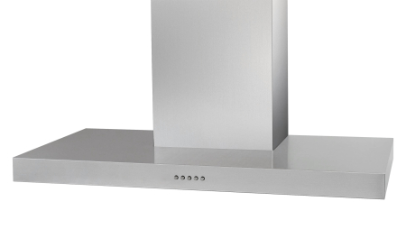 Hote decorative - Hota decorativa, 90 cm, inox, absorbtie 379 mc/h, 3 viteze, 1 motor, PYRAMIS