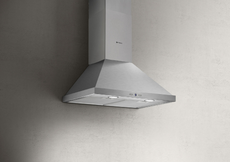 Hota decorativa, inox, 1 motor, 3 + 1 viteze, Turbo, absorbtie 600 m³/h, latime 60 cm, PYRAMIS [1]