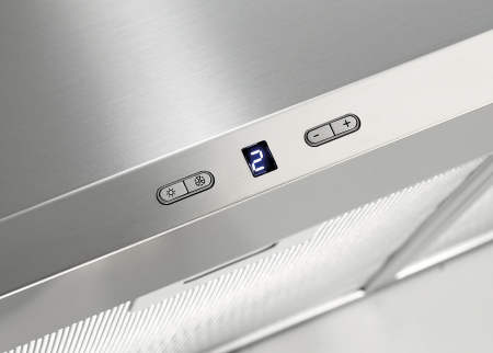 Hota decorativa, inox, 1 motor, 3 + 1 viteze, Turbo, absorbtie 600 m³/h, latime 60 cm, PYRAMIS [2]