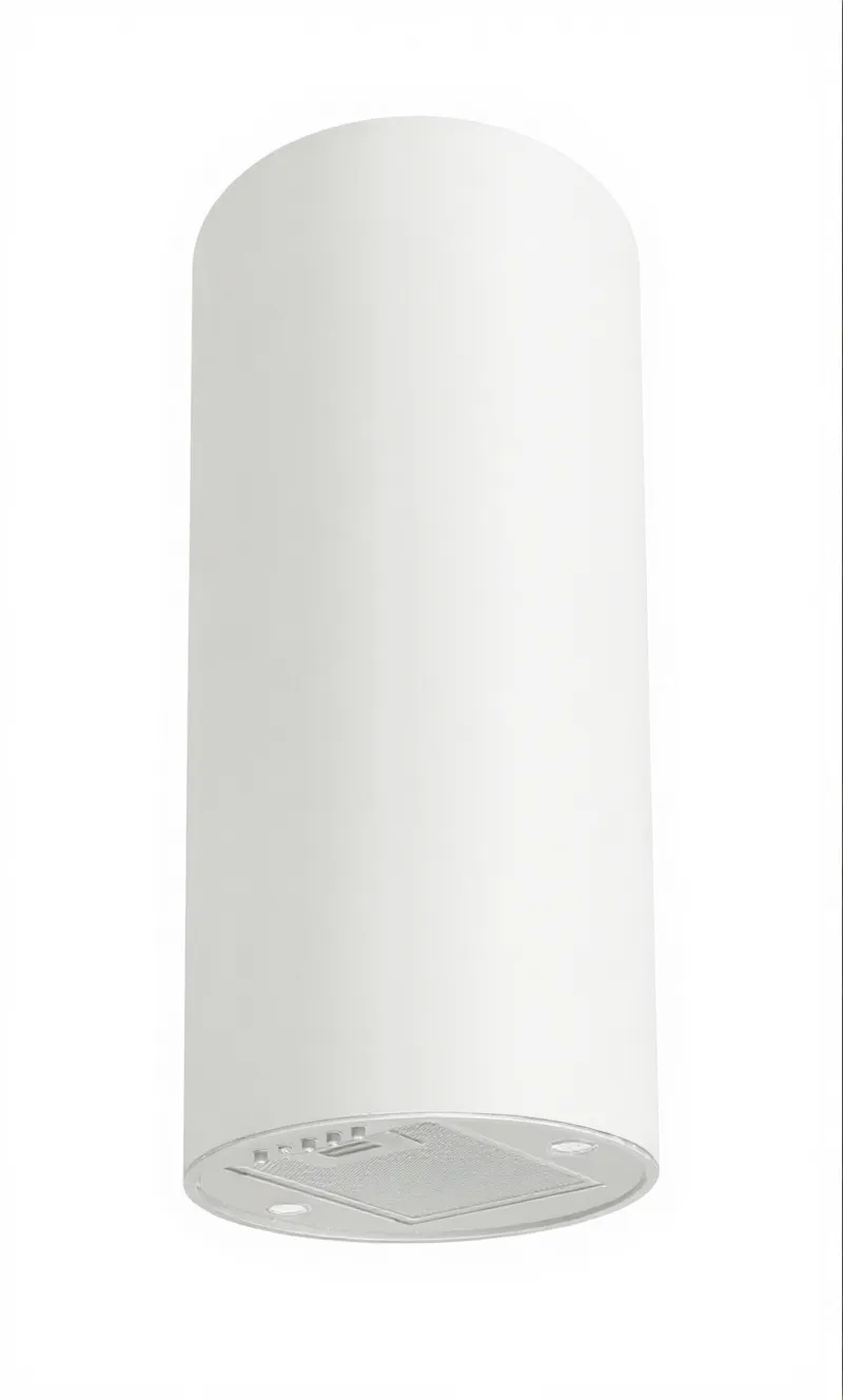 Hote insula - Hota decorativa tip insula, 1 motor, 3 viteze, 860 m3/h, filtru aluminiu 5 straturi, Alb, TORNADO WALL