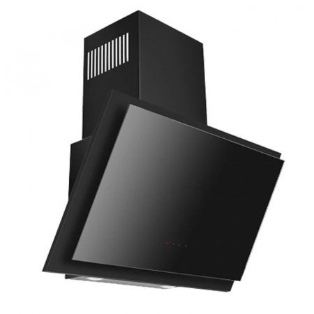 Hote bucatarie - Hota Decorativa Tornado Ester 1100 (60), 1 motor, latime 60 cm, 3 viteze, absorbtie 1100 m3/ora, Negru
