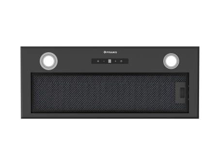 Hota incorporabila, 3 viteze, absorbtie 618 mc/h, latime 70 cm, touch control, lumina LED, filtre aluminiu, negru, PYRAMIS [2]