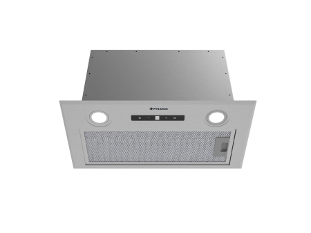 Hota incorporabila, latime 52 cm, gri/inox, touch control, absorbtie 618 mc/h, filtre aluminiu, lumina LED, Gri/Inox, PYRAMIS [1]
