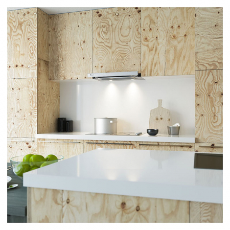 Hota Telescopica Incorporabila Tornado Storm 1200 (60), 1 motor, latime 60 cm, 3 viteze, absorbtie 1200 m3/ora, Inox [4]