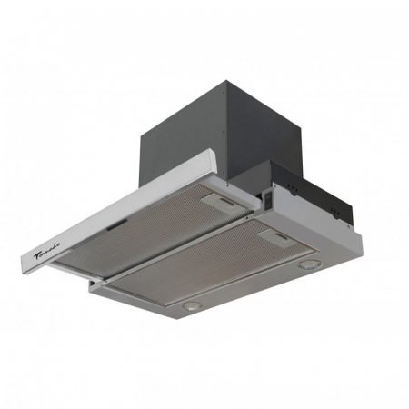 Hote bucatarie - Hota Telescopica Tornado Sonora 1200 (60), 1 motor, latime 60 cm, 3 viteze, absorbtie 1200 m3/ora, Inox