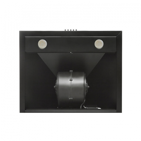 Hota tip Cupola Tornado Kent 750 (50) LED, 1 motor Turbo, latime 50 cm, 3 viteze, absorbtie 750 m3/ora, filtru anti-grasimi aluminiu 5 straturi, Negru [4]