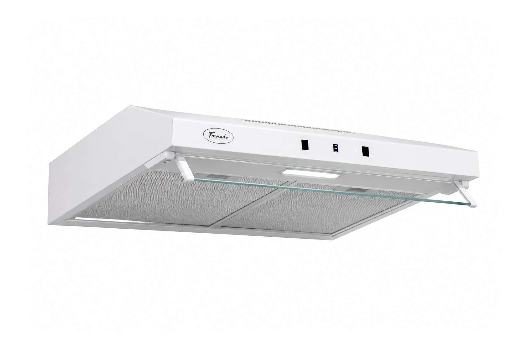 Hote traditionale - Hota traditionala, 1 motor, latime 60 cm, 3 trepte, 500 m3/h, control prin gesturi, Alb, TORNADO BIZA