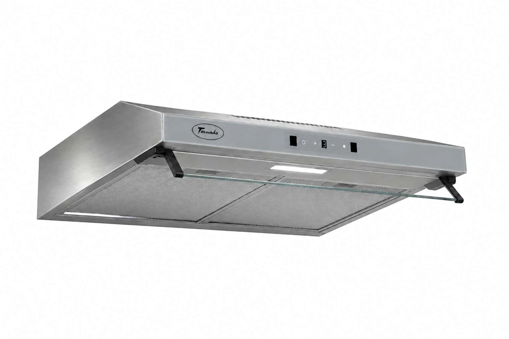 Casa & Gradina - Hota traditionala, 1 motor, latime 60 cm, 3 trepte, 500 m3/h, control prin gesturi, Inox, TORNADO BIZA